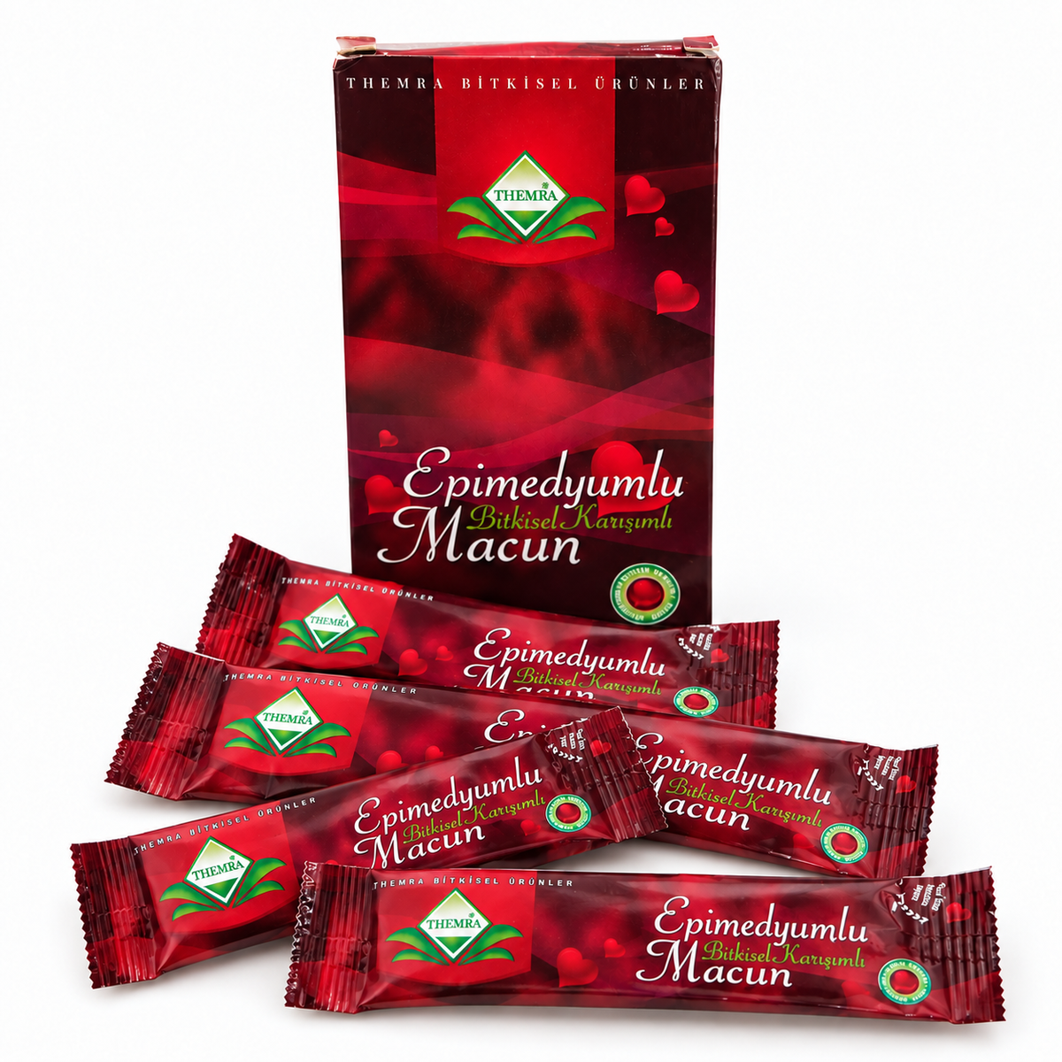 Turkish Epimedyumlu Macun Honey 240g (3 Box Jar) + Free 6 Sachets | Herbal Honey
